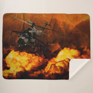 APACHE HELICOPTER SHERPA BLANKET