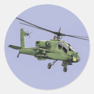Apache Helicopter sticker