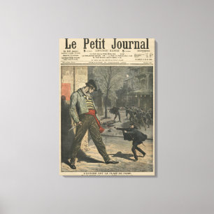 Apache is a nuisance for Paris Canvas Print