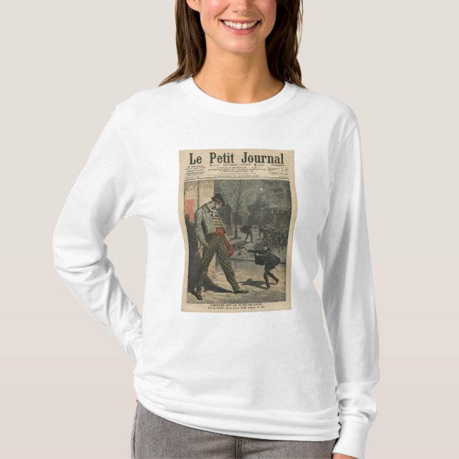 Apache is a nuisance for Paris T-Shirt (Front)