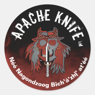 Apache Kinfe®️™️🇺 We Fight Against Evil. Sticker