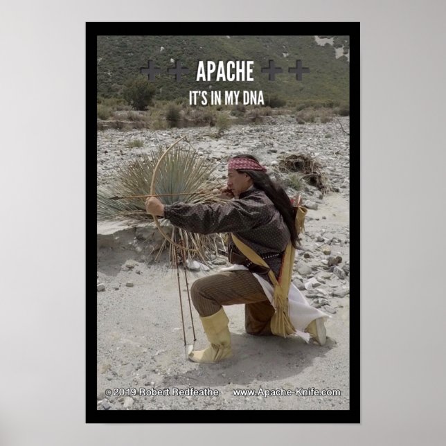 Apache Knife®™🇺 Apache DNA. Poster (Front)