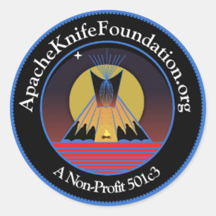 Apache Knife Foundation  Sticker