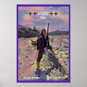 Apache Knife®™🇺  Ndee Apache 7.Poster Poster