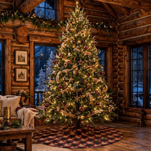 Apache Peaks Brushed Polyester Tree Skirt