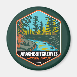 Apache Sitgreaves National Forest Vintage Magnet