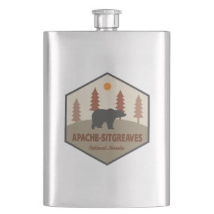 Apache-Sitgreaves National Forests Arizona Bear Hip Flask