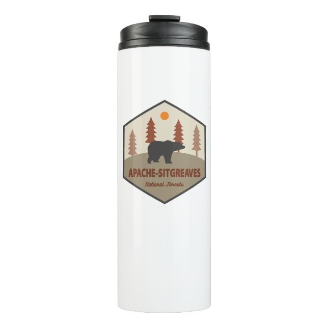 Apache-Sitgreaves National Forests Arizona Bear Thermal Tumbler (Front)
