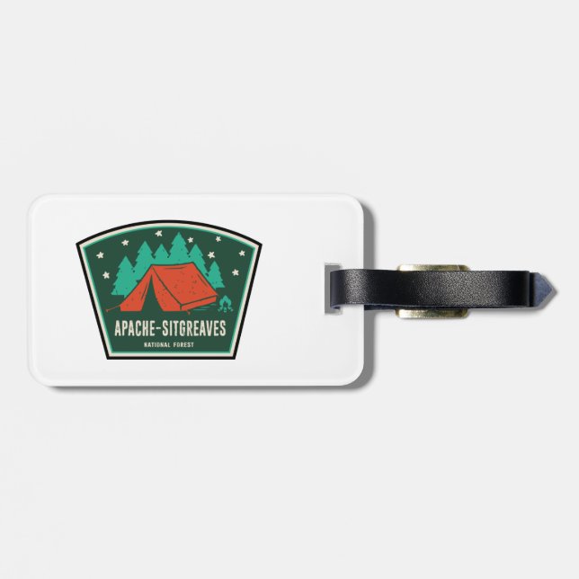 Apache-Sitgreaves National Forests Camping Luggage Tag (Back Horizontal)
