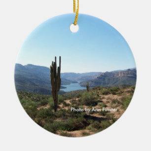Apache Trail Saguaro Ceramic Tree Decoration