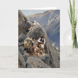 Apache Tribe Fighting American Indian Wars Card