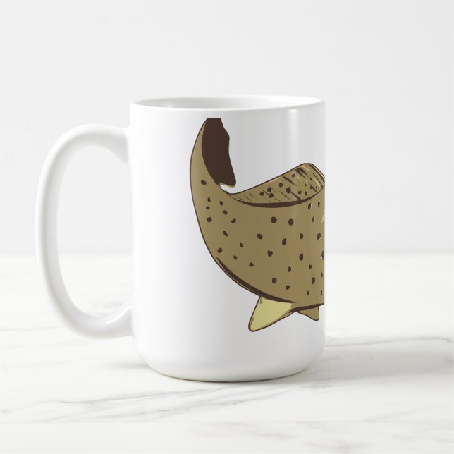 Apache Trout Front View WPA Art Coffee Mug (Left)