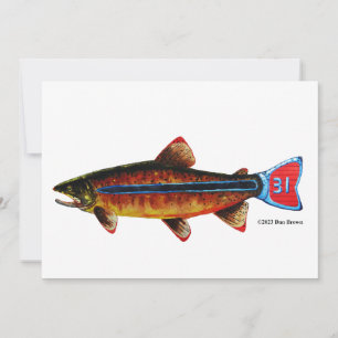 Apache Trout Thank You Card