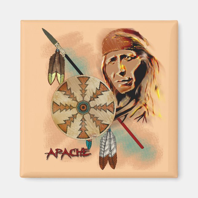 Apache Warrior Magnet (Front)