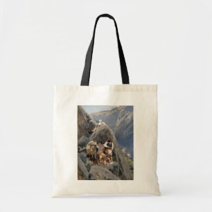 Apache Warriors: Ambush on American Cavalry Tote Bag