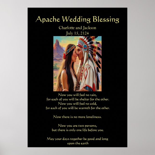 Apache Wedding Blessing Cheif embark on new journy Poster (Front)