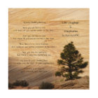 Apache Wedding Blessing Light Brown Stone and Tree