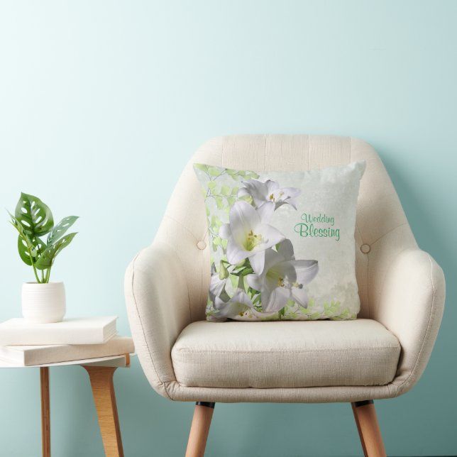 Apache Wedding Blessing / Prayer Throw Pillow (Chair)