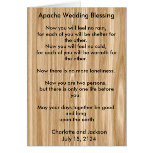 Native American Blessing Weddings Zazzle Co Uk