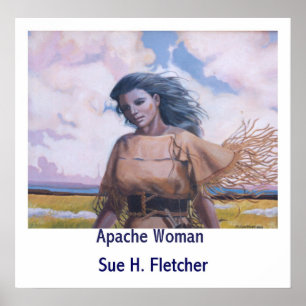 Apache Woman Poster