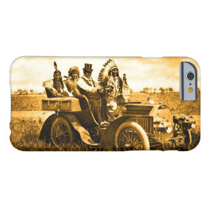 APACHES AND GERONIMO DRIVING A MOTOR CAR BARELY THERE iPhone 6 CASE