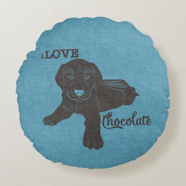 APAL - Chocolate Labrador | Dog Lovers Pillow (Front)