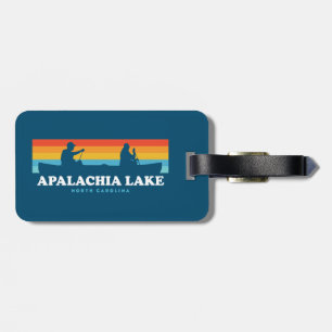 Apalachia Lake North Carolina Canoe Luggage Tag