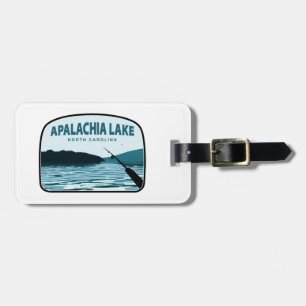 Apalachia Lake North Carolina Fishing Rod Luggage Tag
