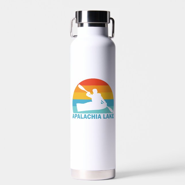 Apalachia Lake North Carolina Kayak Water Bottle (Front)