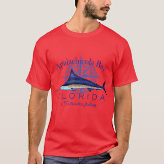 Apalachicola Bay Florida Sailfish Billfish Saltwat T-Shirt