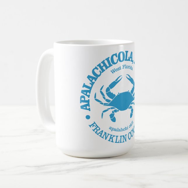 Apalachicola (crab) coffee mug (Front Left)