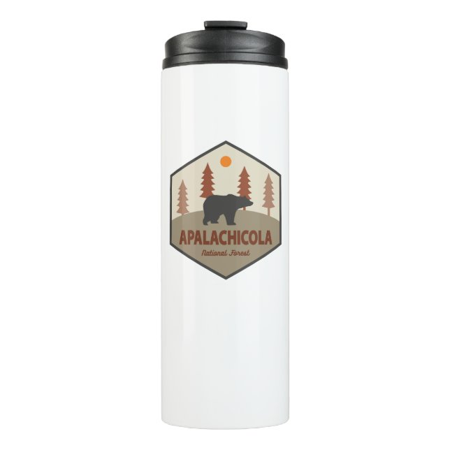 Apalachicola National Forest Florida Bear Thermal Tumbler (Front)