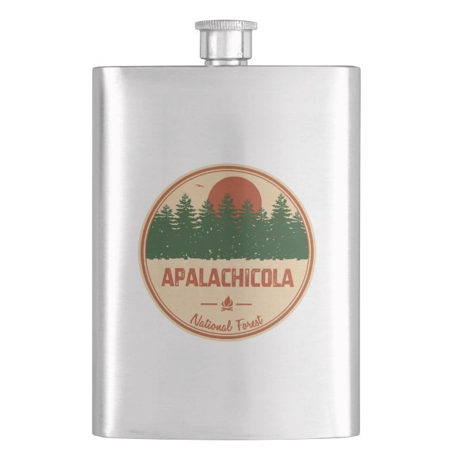 Apalachicola National Forest Hip Flask (Front)