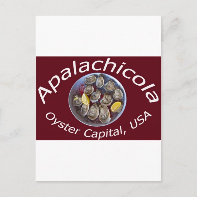 Apalachicola Oyster Capital Postcard (Front)