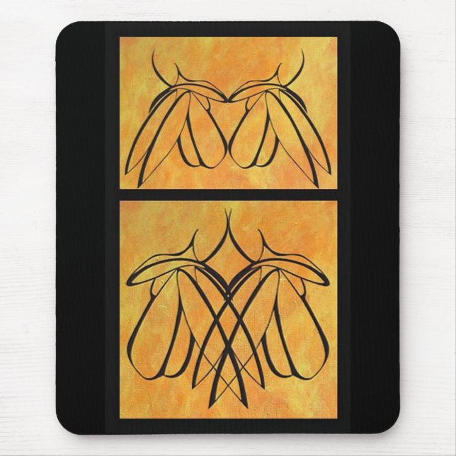 Apart - Together: Diptych Mouse Mat (Front)