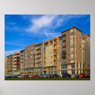 apartment building poster