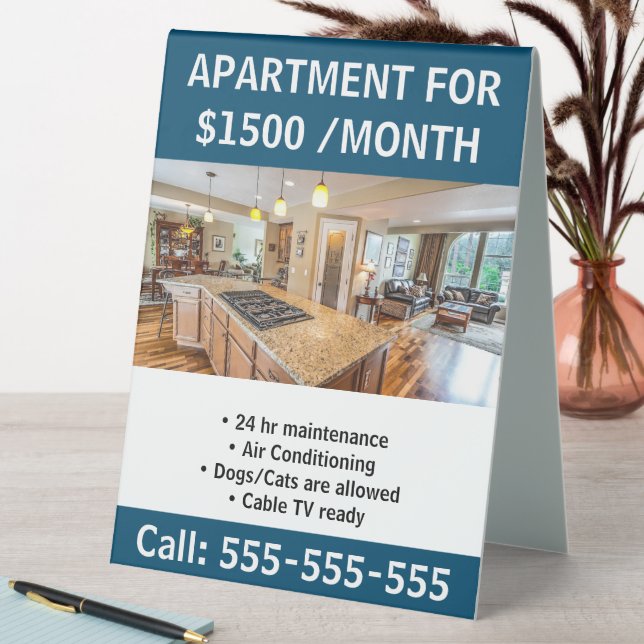 Apartment for Rent Real Estate Marketing (In SItu (Table))