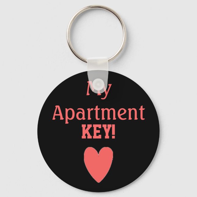 Apartment Key Gift Key Ring (Front)