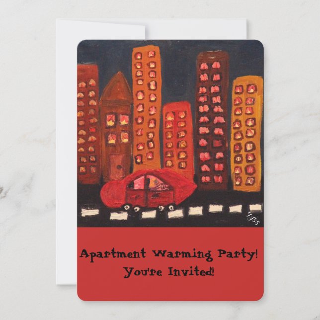 Apartment Warming Party Invitation (Front)