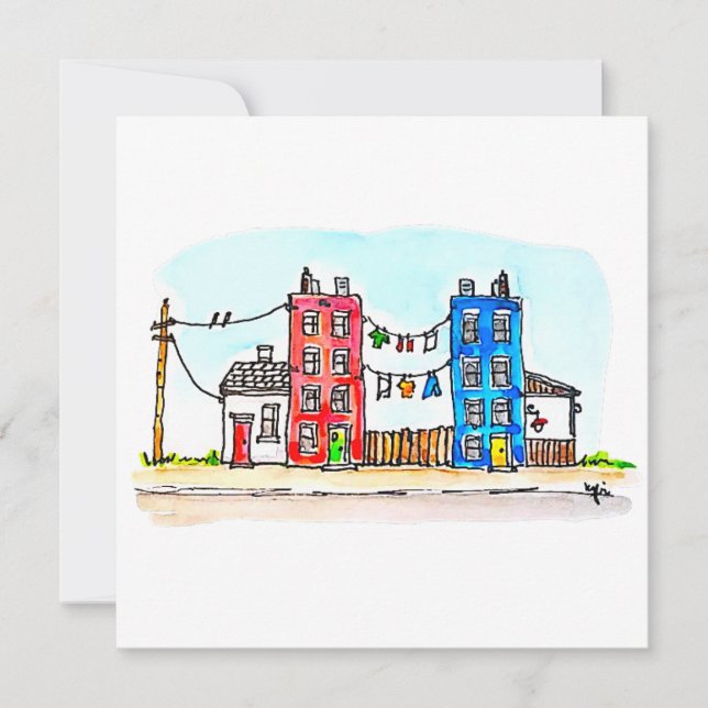 Apartments with Laundry Holiday Card (Front)