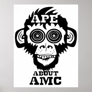 APE ABOUT AMC STOCK! POSTER