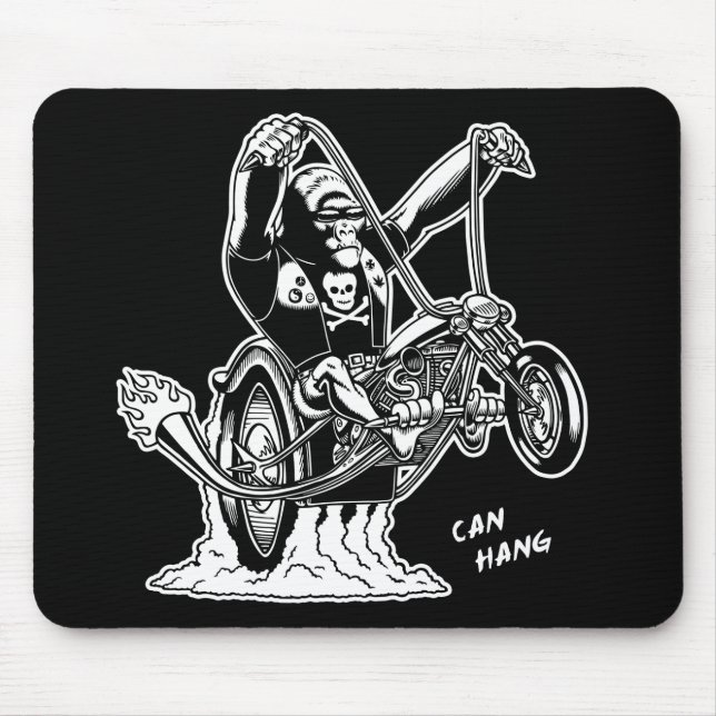 Ape Can Hang Mouse Mat (Front)