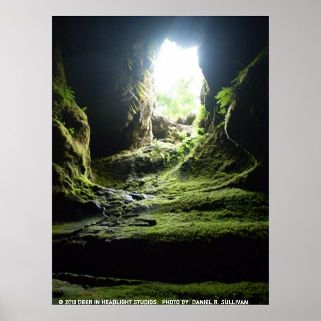 Ape Caves WA Poster (Front)