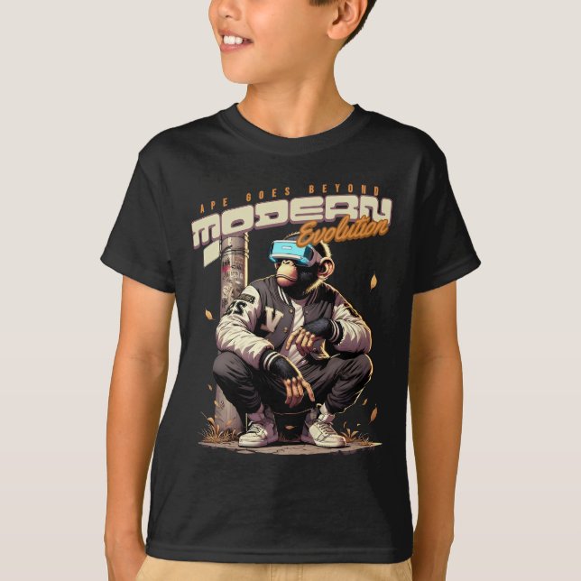 Ape Goes Beyond Modern Evolution T-Shirt (Front)