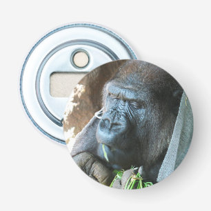 Ape hood ~ Japanese Gorilla Eating Bottle Opener