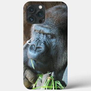 Ape hood ~ Japanese Gorilla Eating iPhone 13 Pro Max Case