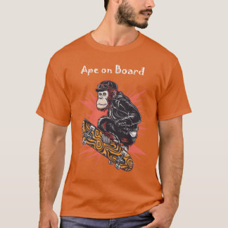 Ape on Board boy T-Shirt