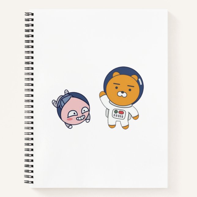 Apeach and Ryan in Space Notebook (Front)