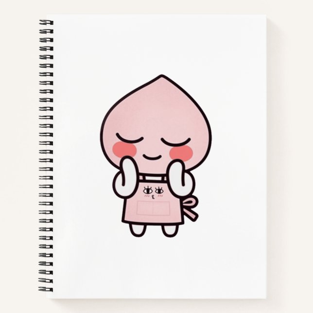 Apeach kakao friends apron notebook (Front)