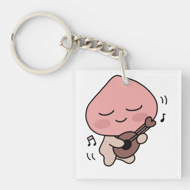 Apeach summer body key ring (Front)